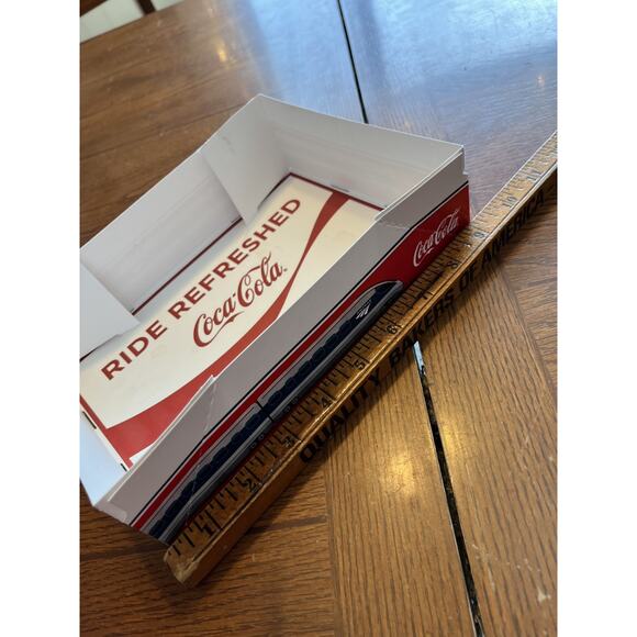 Amtrak Train Coke Coca-Cola Lunch Snack Dinner Tray Box Carrier Railway Railroad - Picture 5 of 9